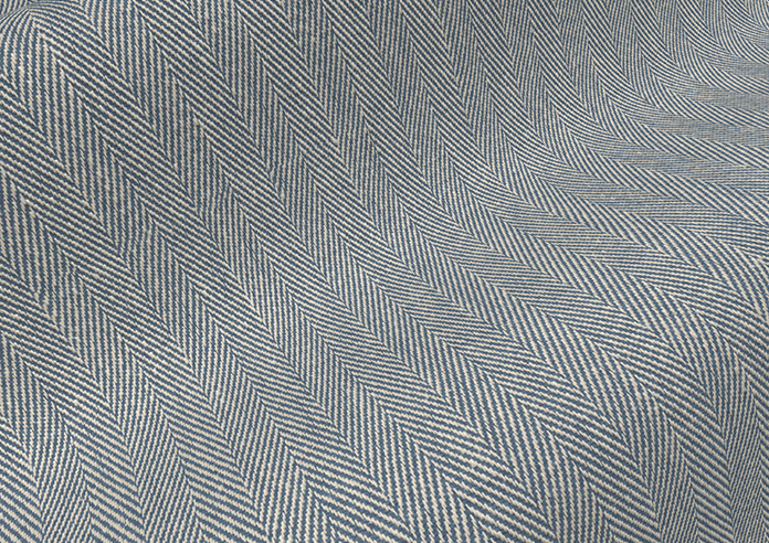 Delicate Chevron, Dark Blue - Roman Blind - Image 4